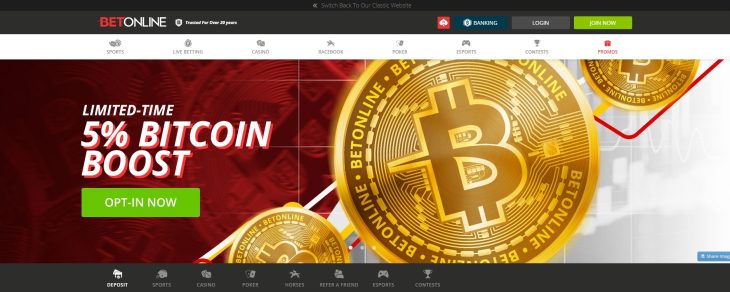 5% Bitcoin Deposit Boost Promotion