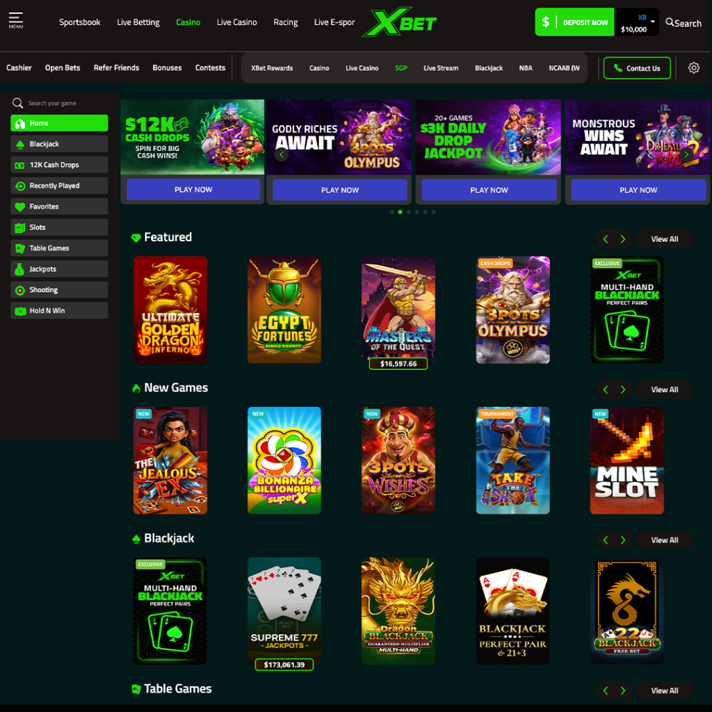 Xbet Casino screenshot