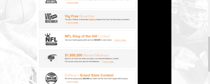 Vig-Free Teasers at BetNow
