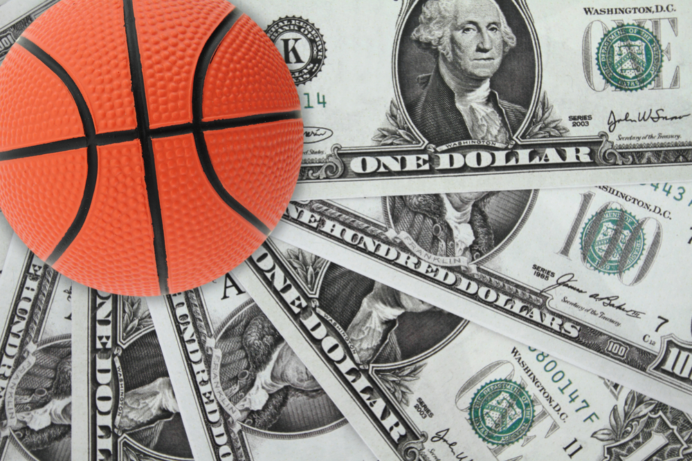 basketball and money