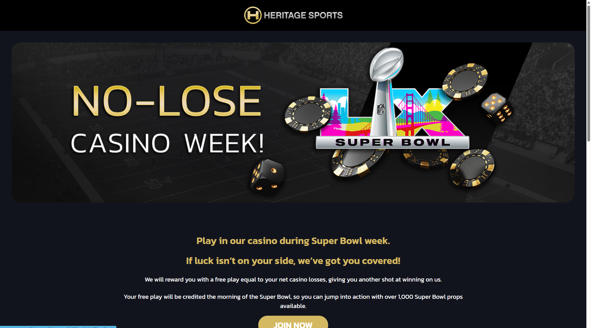 No Lose Casino Week